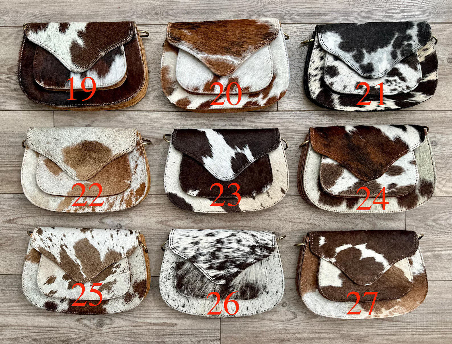 Cowhide Crossbody Bag Western Leather Festival Purse Cowgirl Gifts