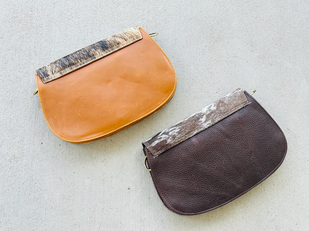 Cowhide Crossbody Bag Western Leather Festival Purse Cowgirl Gifts