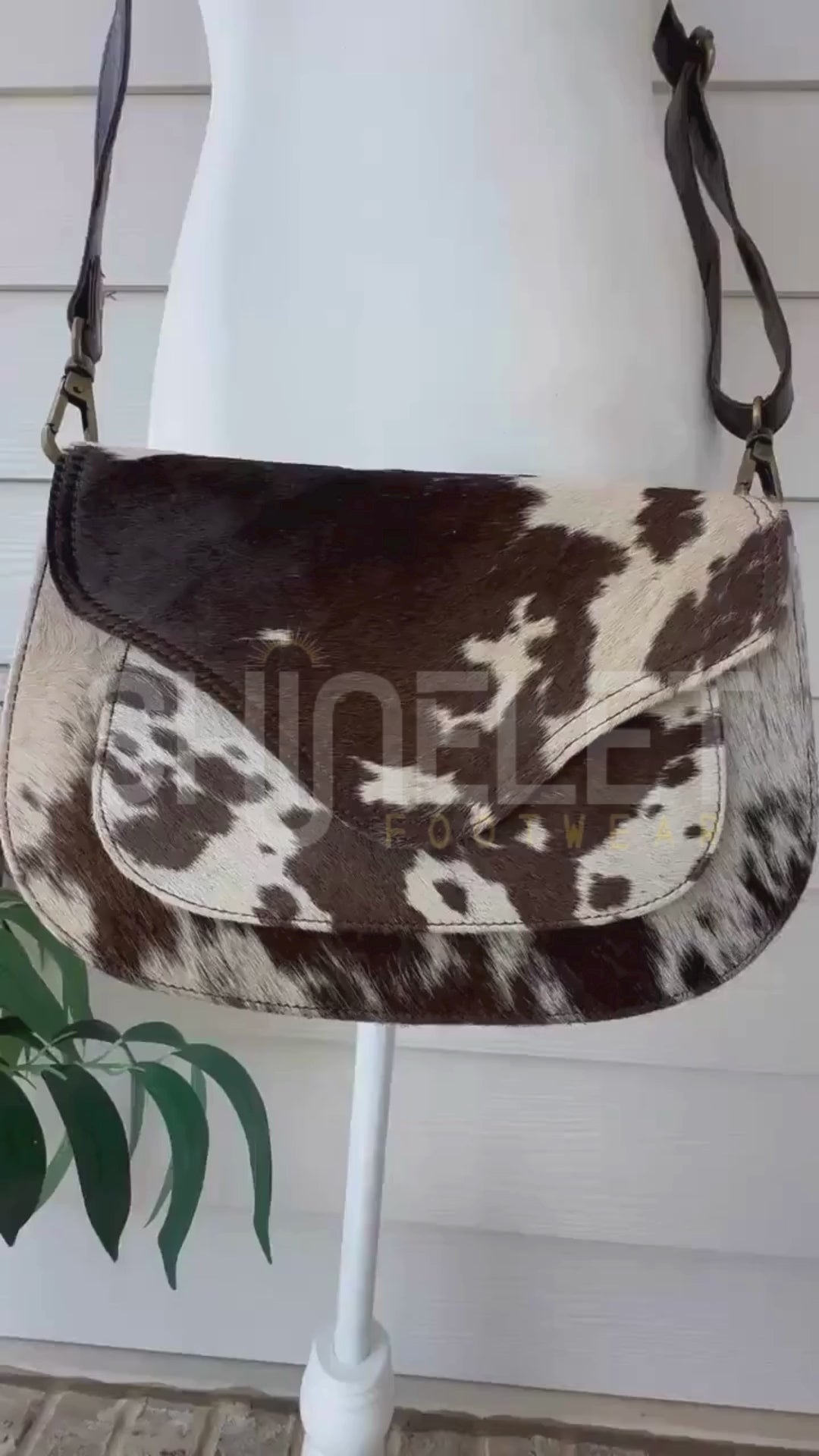 Cowhide Crossbody Bag Western Leather Festival Purse Cowgirl Gifts